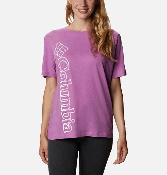Columbia Bluebird Day T-Shirt Pink For Women's NZ39602 New Zealand